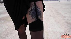 Petite french milf amelia craves her tight pussy pounded hard in lingerie chat