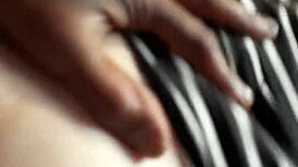 Renee Cheeks worships a massive black cock with her mouth and hands.