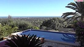 European milf bent over for doggystyle and blowjob on holiday