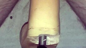 me fucking my 10 inch dildo in casual play