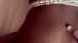 Fucking Ebony African Slut In Missionary And Doggystyle With Big Black Cock