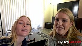 Heartfelt Teen Stepdaughters Emma Starletto & Mazzy Grace in Wild Group Action