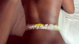 Fucking Ebony African Slut In Missionary And Doggystyle With Big Black Cock