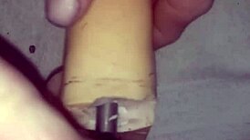 me fucking my 10 inch dildo in casual play