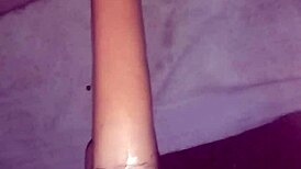 me fucking my 10 inch dildo in casual play