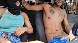 Ebony Prostitute Sucks Stranger In Car And Leaves