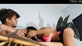 I Sit And Relax With The Young Guy