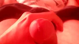 Just wanking off and cumming hard on the couch today.