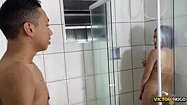 Fucking Her Tasty Pussy In Shower!