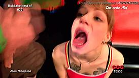 Feeling The Intense Bukkake Pleasure In Best Collection.