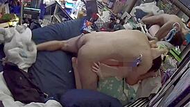 couple secretly filmed in bedroom