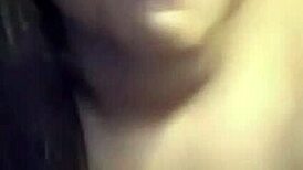 sexy nude girl dancing in casual home setting