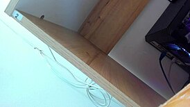 two dildos stretching my shaved pussy pov