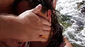 i banged the blonde teen 18+ at sea, but shes brunette? blowjob and facial