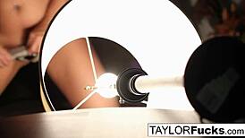 Taylor's Hotel Room: Nude Masturbation with Big Tits