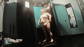sexy bbw shows off fresh spray tan in remastered clip