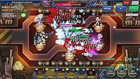 Intense creampie session with the huge breast secretary in SF Girls hentai game.