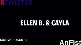 foxy lesbo kittens fist fuck narrowed cracks and ass holes 😈💦