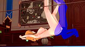 One Piece Hentai Nami Footjob Scene