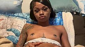 Mslim Petite 18+ Enjoys Solo Time With Natural Tits And Tattoo