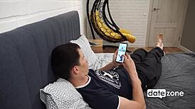 She sucks and rides monster cock