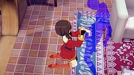 konosuba hentai megumin handjob cumshot in face uncensored cosplay