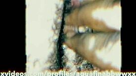 ebony bbw wet and creamy pussy and fat clit