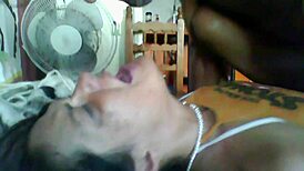 This hot MILF-GILF couple gets down with steamy foreplay and doggie style action. Their chemistry sizzles!