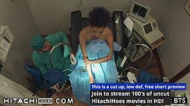 Freshman Phoenix Rose Gets Hitachi Magic Wand Orgasms by Doctor Tampa During College Physical at HitachiHoes.com