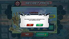 Intense creampie session with the huge breast secretary in SF Girls hentai game.