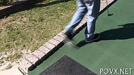 Pornstar Nikki Lavay sucks and fucks