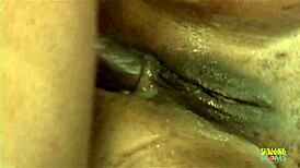 big ass babe's pussy stuffed with long dick on floor