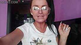 Brunette MILF Dominates in Sexy Role Play