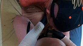 Watch Me Peg His Ass with Strapon in FFM Threesome POV