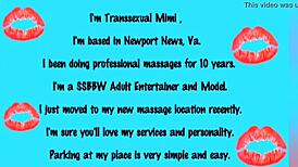 Ts Mimi Delivers New Xzotic Touch Massage with Sucking and Assfucking