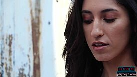 Wow! Latina teen Deisy Leon flaunts her perfect natural body for Playboy5 com