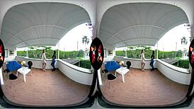 i joined a threesome with two hot latinas in vr