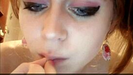 This teen couple's webcam sex is intense