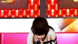 hey, check out this cute hentai babe getting bent over for a deep blowjob and assfucking in 3d 😏 cumshot on her big boobs in the sm room