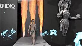 Sporty Fallout 4 fashion ignites wild animated action.