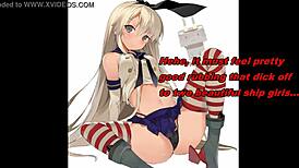 Amatsukaze Shimakaze anime dual instructions spark curiosity in unique hentai style.