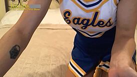 Busty Cheerleaders Intense Neighbor Encounter