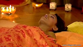 Body massage for women with oral and swallow techniques