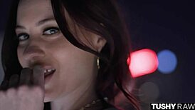 Tushyraw Redhead's Little Asshole Stretched by Intense Assfucking