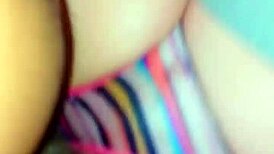 Watch resabooxxx pull those colorful panties aside for a sloppy BBC fuck in close-up POV.