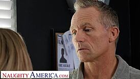 Kayley Gunner Fucks Detective London At Police Station