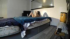 Scarlett Johnson Enjoys Her Private Solo Time, Leaving Viewers Curious About Her Masturbation Session