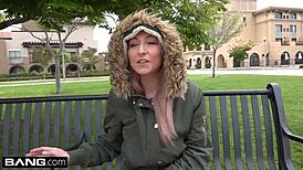 Teen Valerie White Sucks Big Cock And Fucks In Backseat