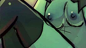 Lamia birthday loop with futanari action!