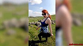 Hey, watch hot MILF Red XXX go topless this Easter!